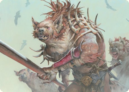 Gnoll Art Card [Dungeons & Dragons: Adventures in the Forgotten Realms Art Series] | Black Swamp Games