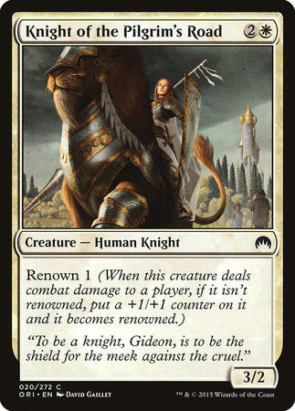Knight of the Pilgrim's Road [Magic Origins] | Black Swamp Games
