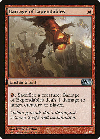 Barrage of Expendables [Magic 2014] | Black Swamp Games