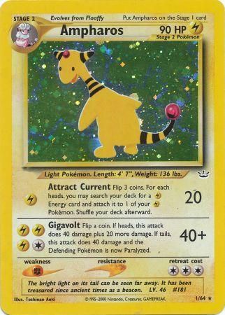 Ampharos (1/64) [Neo Revelation Unlimited] | Black Swamp Games