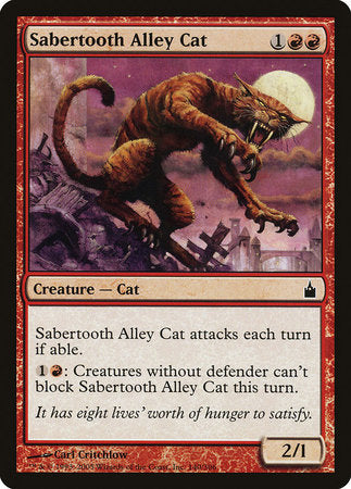 Sabertooth Alley Cat [Ravnica: City of Guilds] | Black Swamp Games