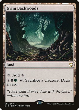 Grim Backwoods [Commander 2018] | Black Swamp Games