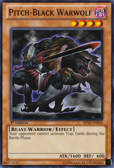 Pitch-Black Warwolf [BP02-EN030] Mosaic Rare | Black Swamp Games
