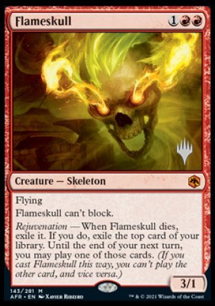 Flameskull (Promo Pack) [Dungeons & Dragons: Adventures in the Forgotten Realms Promos] | Black Swamp Games