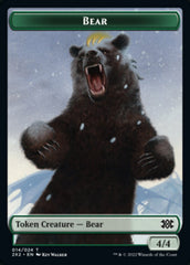 Bear // Spirit Double-sided Token [Double Masters 2022 Tokens] | Black Swamp Games