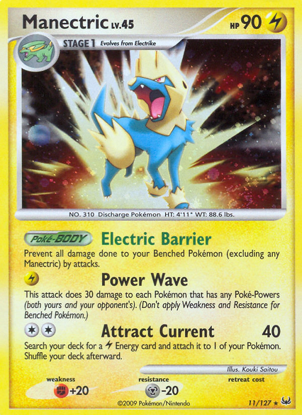 Manectric (11/127) [Platinum: Base Set] | Black Swamp Games