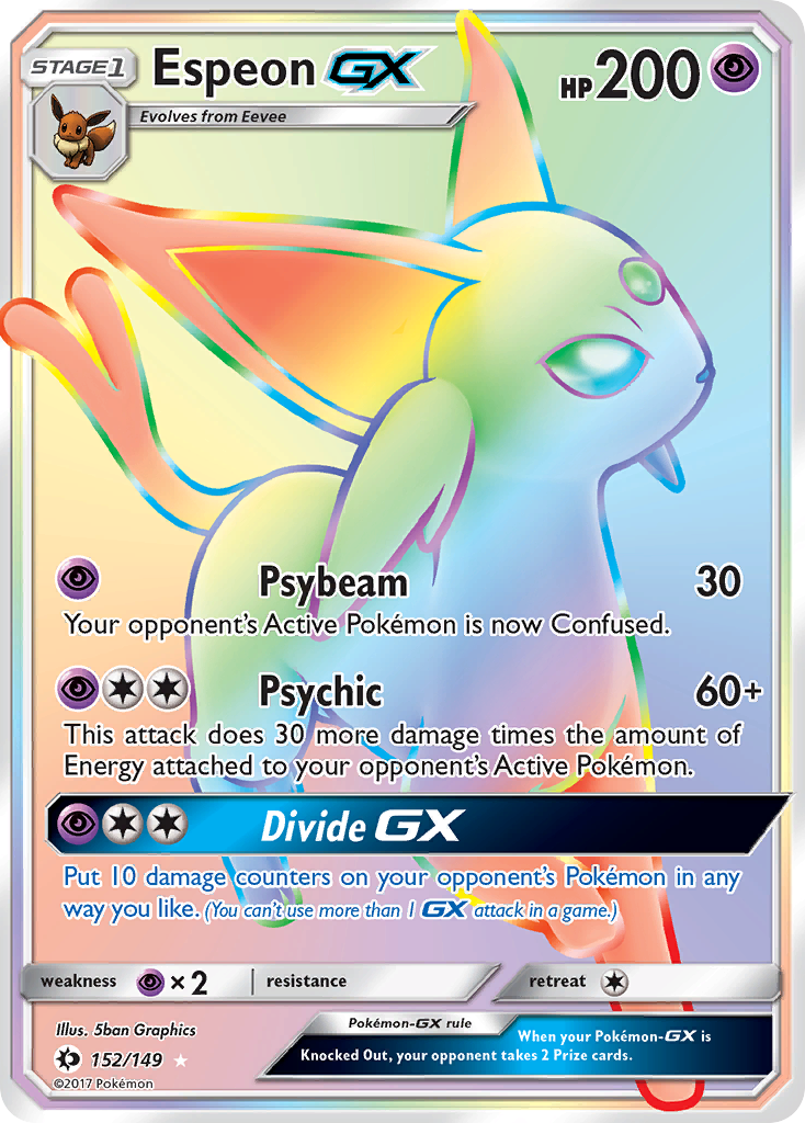 Espeon GX (152/149) [Sun & Moon: Base Set] | Black Swamp Games