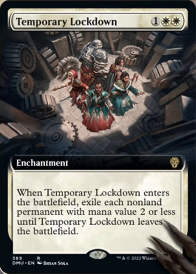 Temporary Lockdown (Extended Art) [Dominaria United] | Black Swamp Games