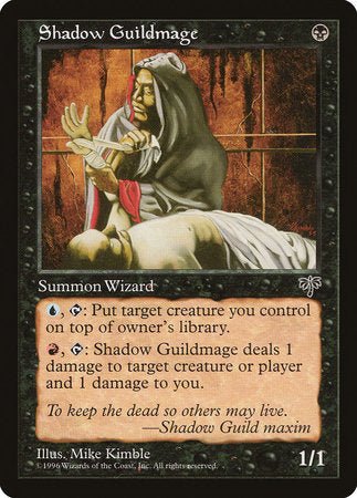 Shadow Guildmage [Mirage] | Black Swamp Games