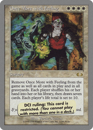 Once More with Feeling [Unglued] | Black Swamp Games