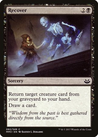 Recover [Modern Masters 2017] | Black Swamp Games