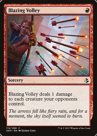 Blazing Volley [Amonkhet] | Black Swamp Games