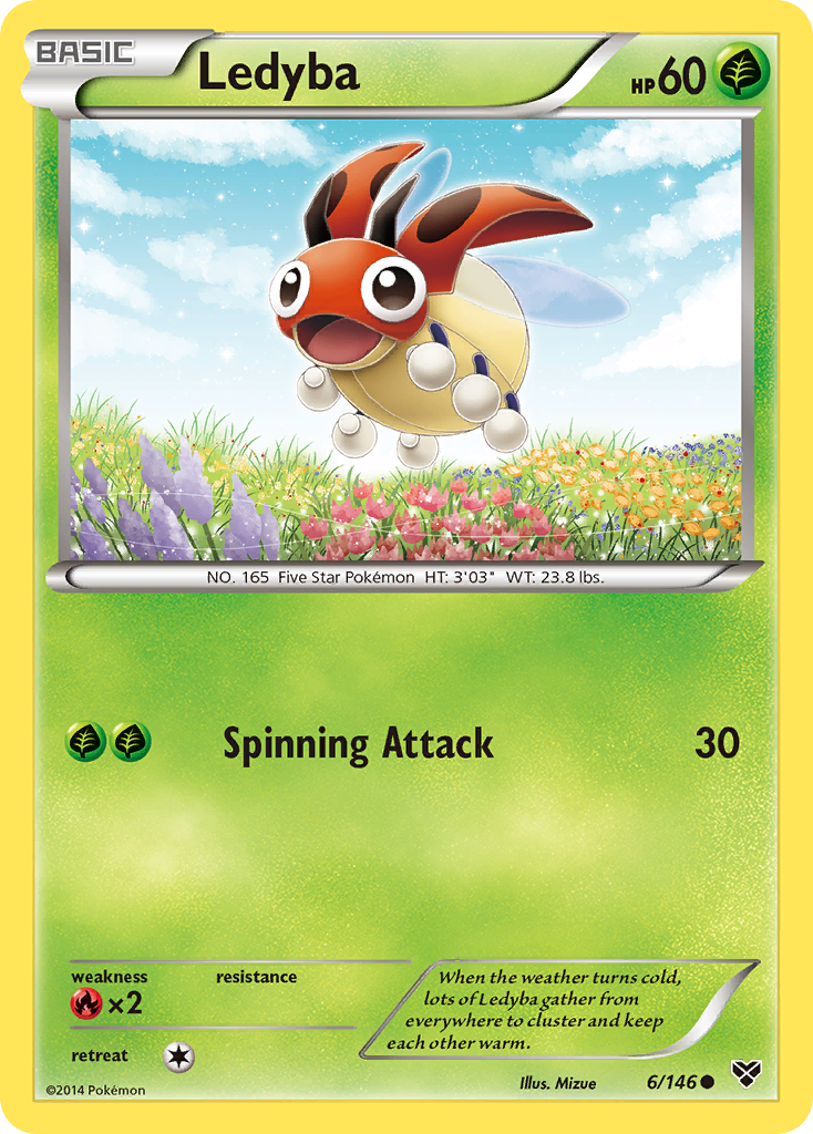 Ledyba (6/146) [XY: Base Set] | Black Swamp Games