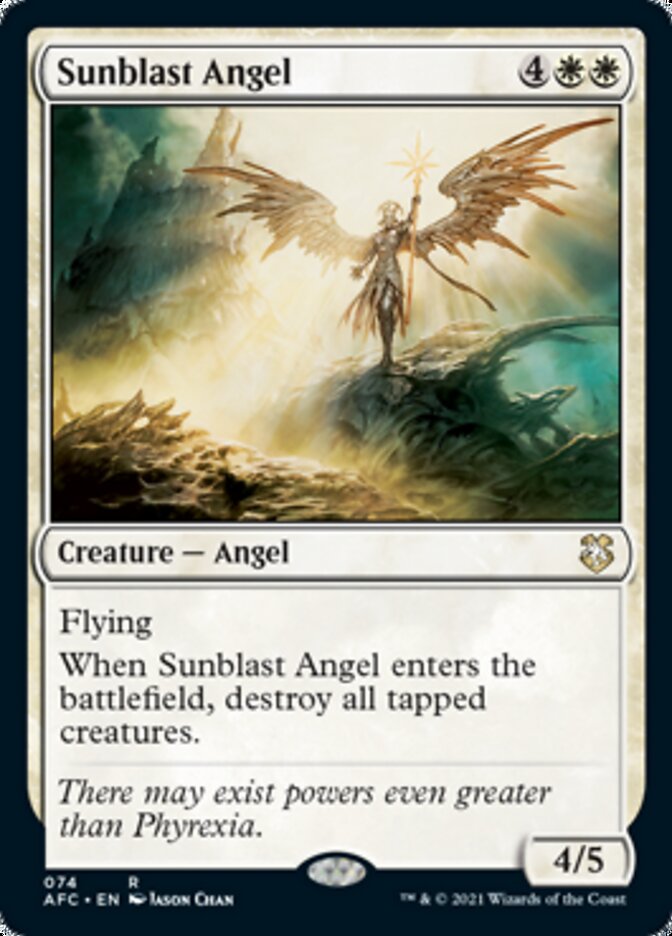 Sunblast Angel [Dungeons & Dragons: Adventures in the Forgotten Realms Commander] | Black Swamp Games