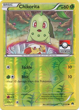 Chikorita (1/122) (League Promo) [XY: BREAKpoint] | Black Swamp Games