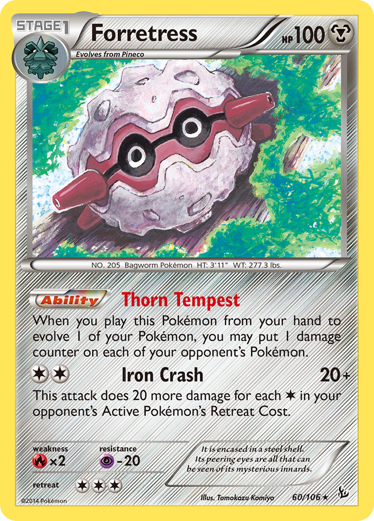 Forretress (60/106) [XY: Flashfire] | Black Swamp Games