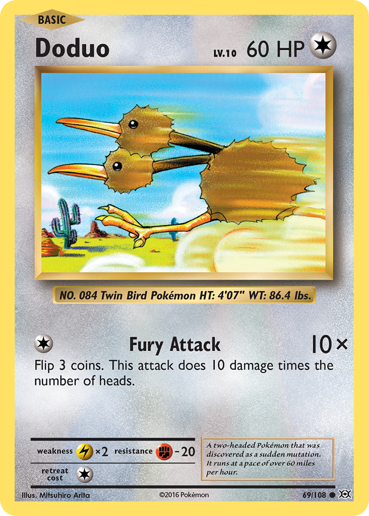 Doduo (69/108) [XY: Evolutions] | Black Swamp Games