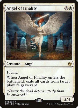 Angel of Finality [Commander Anthology] | Black Swamp Games