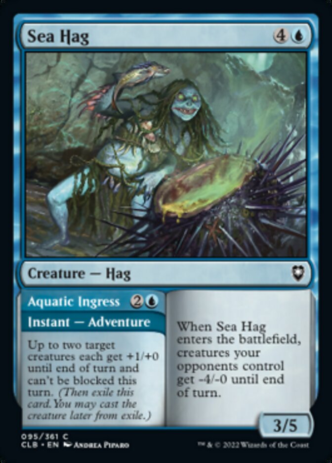 Sea Hag // Aquatic Ingress [Commander Legends: Battle for Baldur's Gate] | Black Swamp Games