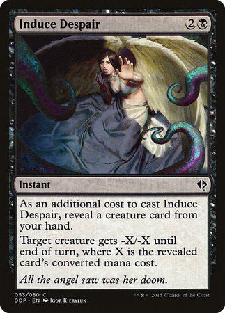 Induce Despair [Duel Decks: Zendikar vs. Eldrazi] | Black Swamp Games