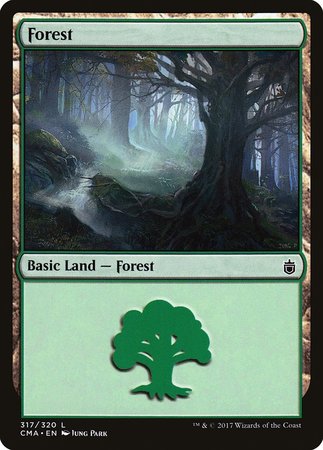 Forest (317) [Commander Anthology] | Black Swamp Games