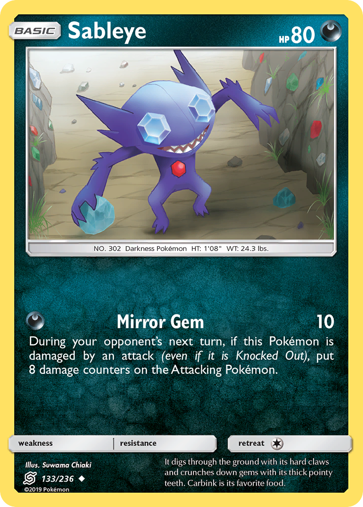 Sableye (133/236) [Sun & Moon: Unified Minds] | Black Swamp Games