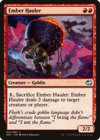 Ember Hauler [Duel Decks: Merfolk vs. Goblins] | Black Swamp Games