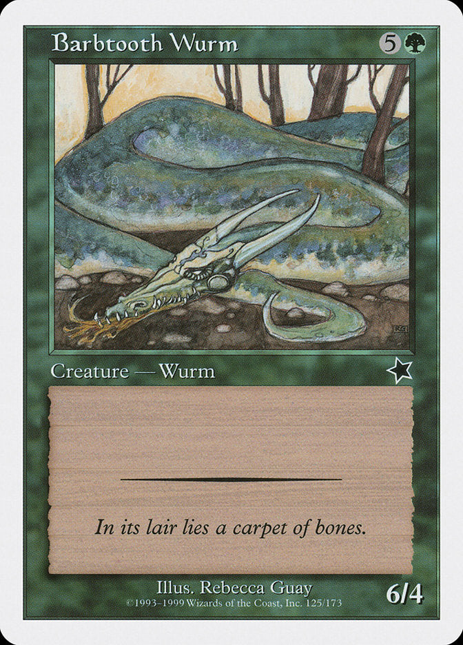 Barbtooth Wurm [Starter 1999] | Black Swamp Games