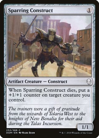 Sparring Construct [Dominaria] | Black Swamp Games