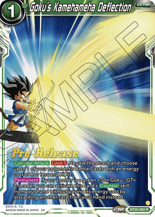 Goku's Kamehameha Deflection (BT20-082) [Power Absorbed Prerelease Promos] | Black Swamp Games