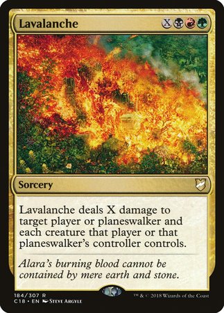 Lavalanche [Commander 2018] | Black Swamp Games