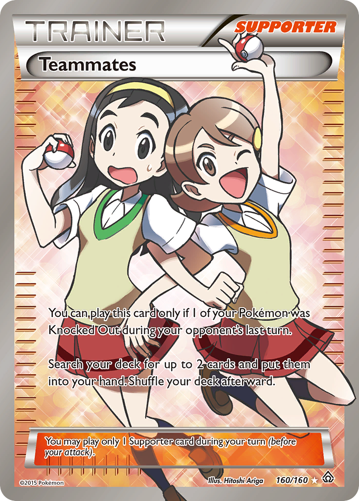 Teammates (160/160) [XY: Primal Clash] | Black Swamp Games