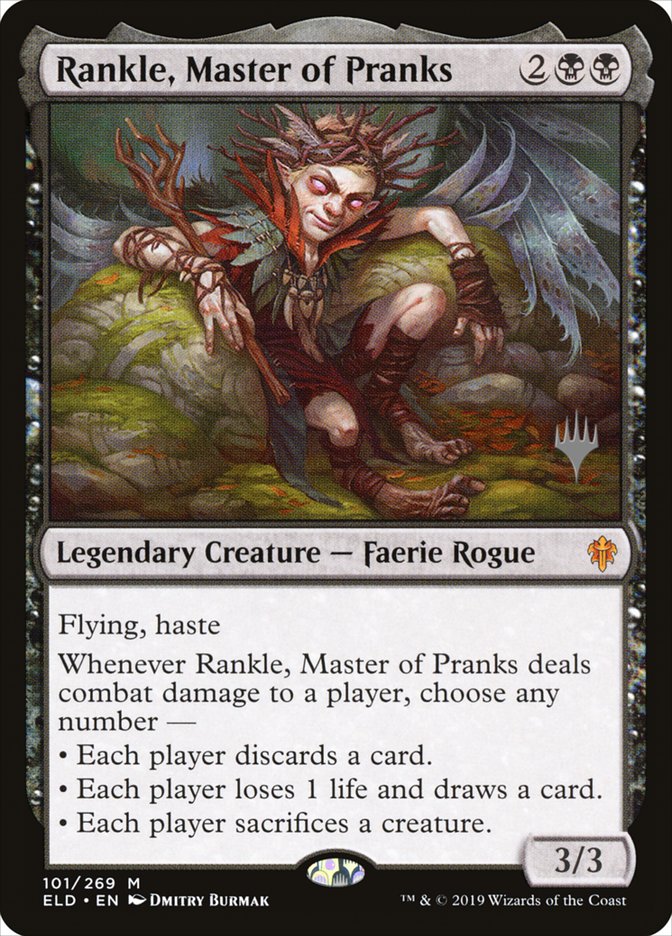 Rankle, Master of Pranks (Promo Pack) [Throne of Eldraine Promos] | Black Swamp Games