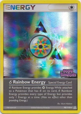 Rainbow Energy (98/110) (Delta Species) (Stamped) [EX: Holon Phantoms] | Black Swamp Games