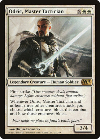 Odric, Master Tactician [Magic 2013] | Black Swamp Games