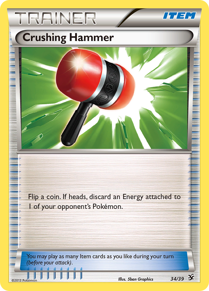 Crushing Hammer (34/39) [XY: Kalos Starter Set] | Black Swamp Games