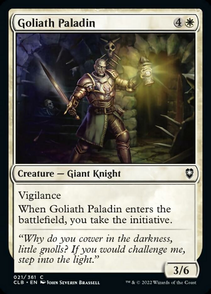 Goliath Paladin [Commander Legends: Battle for Baldur's Gate] | Black Swamp Games
