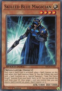 Skilled Blue Magician [SBCB-EN181] Common | Black Swamp Games