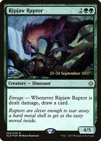 Ripjaw Raptor [Ixalan Promos] | Black Swamp Games