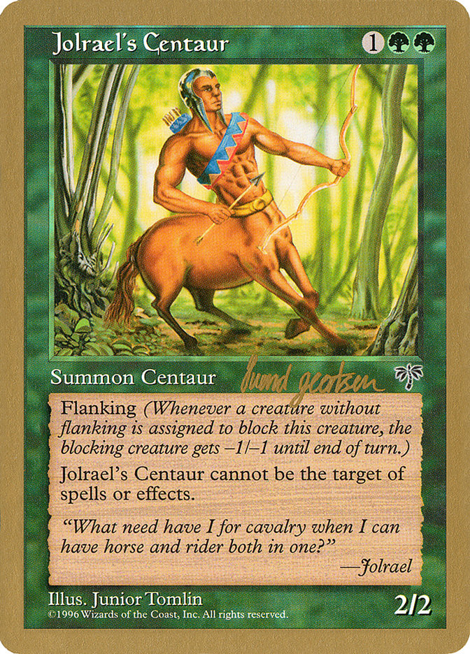 Jolrael's Centaur (Svend Geertsen) [World Championship Decks 1997] | Black Swamp Games