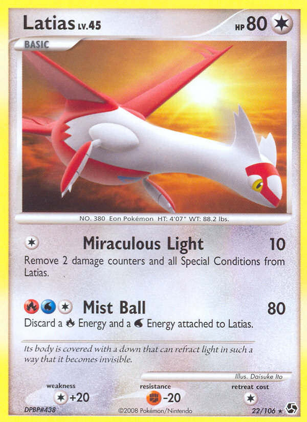 Latias (22/106) [Diamond & Pearl: Great Encounters] | Black Swamp Games