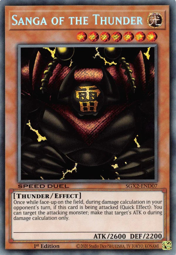 Sanga of the Thunder [SGX2-END07] Secret Rare | Black Swamp Games