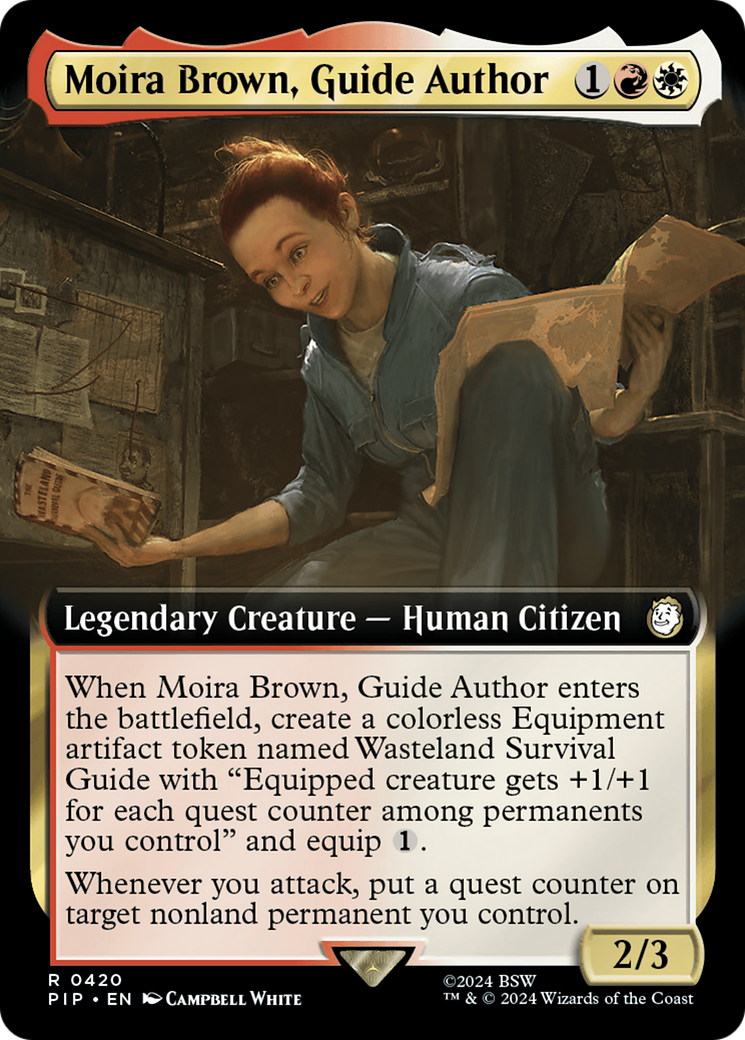 Moira Brown, Guide Author (Extended Art) [Fallout] | Black Swamp Games