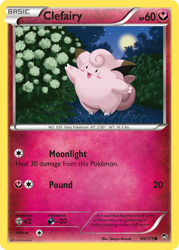 Clefairy (69/111) [XY: Furious Fists] | Black Swamp Games