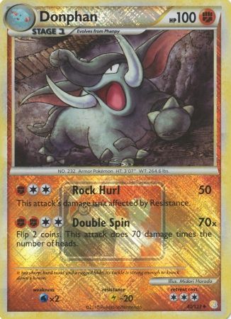 Donphan (40/123) (League Promo) [HeartGold & SoulSilver: Base Set] | Black Swamp Games