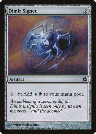 Dimir Signet [Commander 2011] | Black Swamp Games