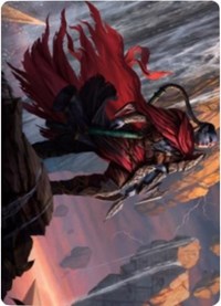 Anowon, the Ruin Thief Art Card [Zendikar Rising Art Series] | Black Swamp Games