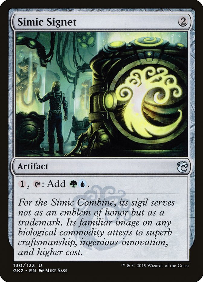 Simic Signet [Ravnica Allegiance Guild Kit] | Black Swamp Games