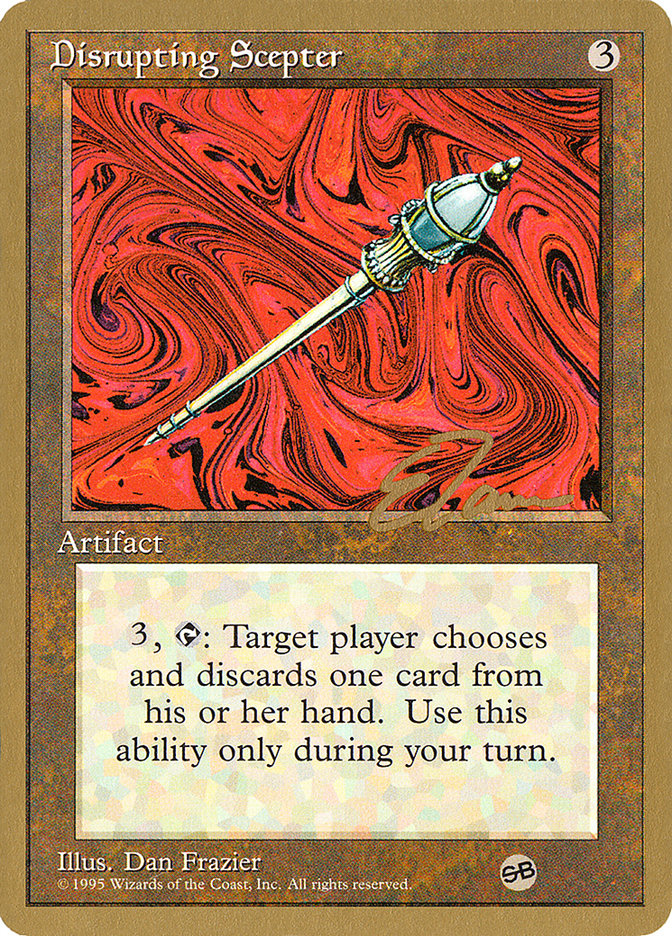 Disrupting Scepter (Eric Tam) (SB) [Pro Tour Collector Set] | Black Swamp Games