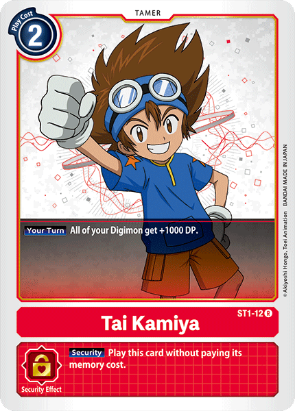 Tai Kamiya [ST1-12] [Starter Deck: Gaia Red] | Black Swamp Games